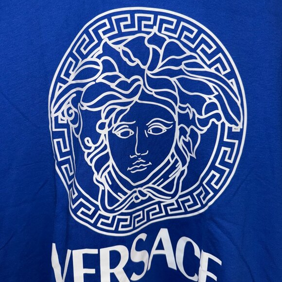 AUTHEN MENS VERSACE MEDUSA T-SHIRT SIZE XL SLIM FIT - Picture 7 of 11